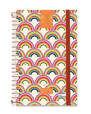 Planner Espiralado Capa Dura Com Elástico Formato Be Kind BKPB04