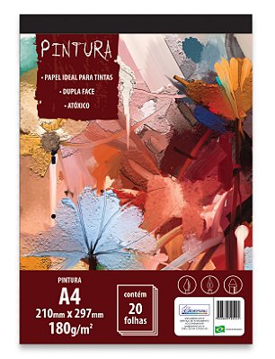 Caderno Colado Pintura Linha Artística CDCP01