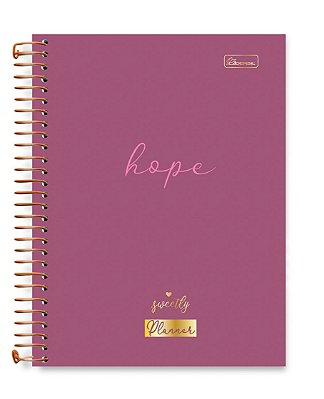 Planner Espiralado Capa Dura Permanente Sweetly SWP03