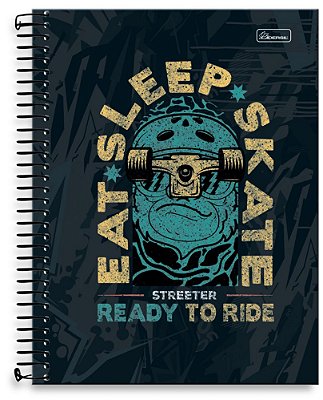 Caderno universitário 15 matérias capa dura Streeter ST01