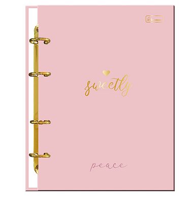 Caderno Colegial Argolado Capa Dura – Folhas Bra Sweetly SWCA01