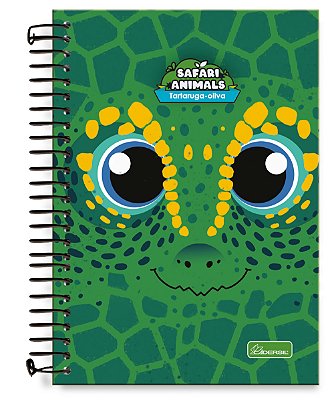 Caderno ¼ Capa Dura Safari Animals SN1403