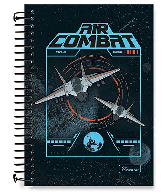 Caderno  ¼  Capa Dura Air Combat AC1401