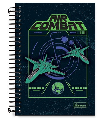 Caderno  ¼  Capa Dura Air Combat AC1402