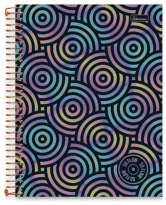 Caderno Universitário 15 Matérias Capa Dura So Flow SL01