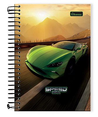 Caderno ¼ Capa Dura Speed Max SM1401