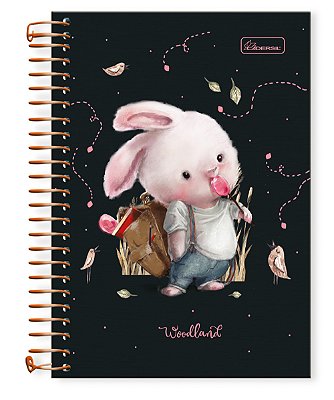 Caderno ¼ Capa Dura Woodland WL1401