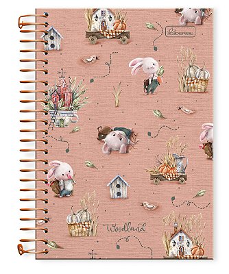 Caderno ¼ Capa Dura Woodland WL1402