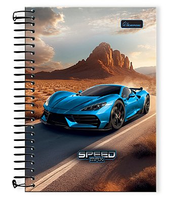 Caderno ¼ Capa Dura Speed Max SM1403