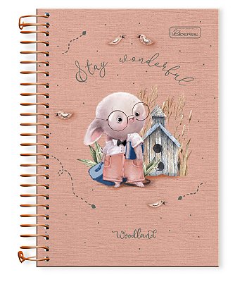 Caderno ¼ Capa Dura Woodland WL1404