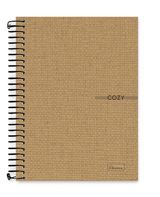 Caderno Colegial 01 Matéria Capa Dura Cozy CO01