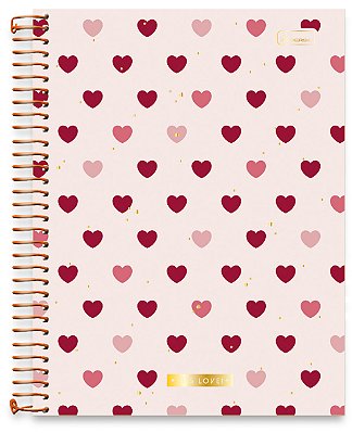 Caderno Universitário 01 Matéria Capa Dura It's Love ILU04