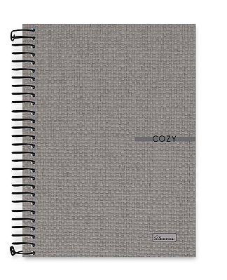 Caderno Colegial 01 Matéria Capa Dura Cozy CO03