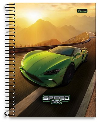 Caderno Universitário 01 Matéria Capa Dura Speed Max SM01