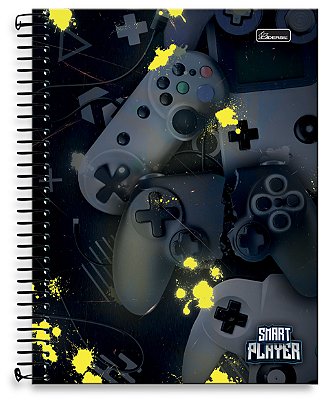 Caderno Universitário 01 Matéria Capa Dura Smart Player SP02