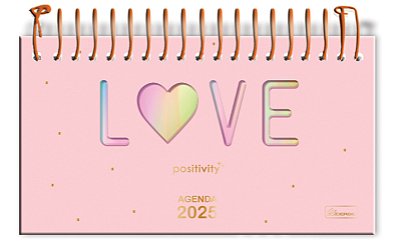 Agenda Espiralada Capa Dura Horizontal Positivity POAGH01