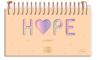 Agenda Espiralada Capa Dura Horizontal Positivity POAGH04