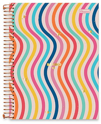 Caderno Universitário 10 Matérias Capa Dura Be Kind BK04