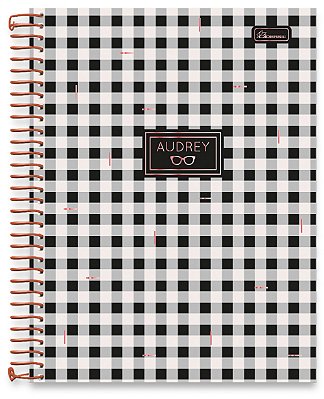 Caderno Universitário 01 Matéria Capa Dura Audrey AU01