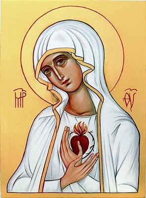 Ícone Imaculado Coração de Maria 2