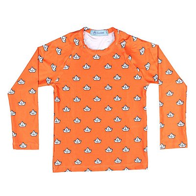 Camisa UV Barco Laranja