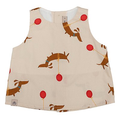 Blusa Cropped Dogs