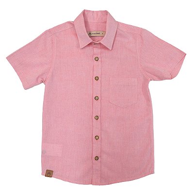 Camisa Social Rosa