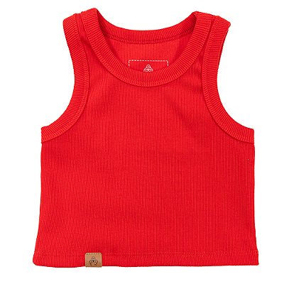 Cropped Regata Ribana Vermelho