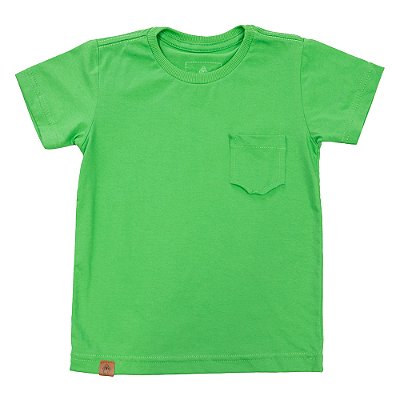 Camiseta Básica Verde Cana