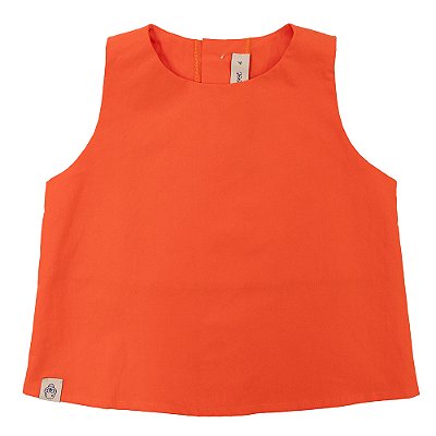 Blusa Cropped Laranja