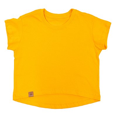 Blusa Cropped Lisa Amarelo