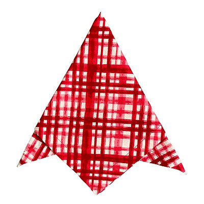 Guardanapo Xadrez Vermelho