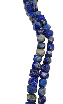 Lápis lazuli irregular facetado
