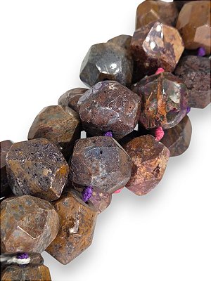 Jaspe Hexagonal Facetada