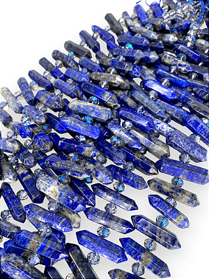 Lápis Lazuli - Pêndulo - Furo Central