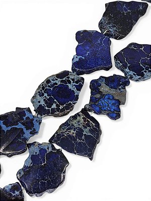 Howlita Azul Escuro (Tingida) - Chapa (M)