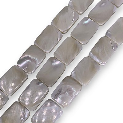 Madrepérola Retangular 25x18mm