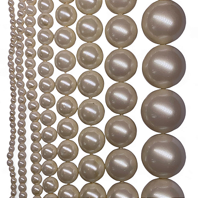 Pérola Shell Branca Fosca Esfera