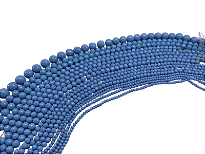 Murano Azul Claro - Esfera Lisa