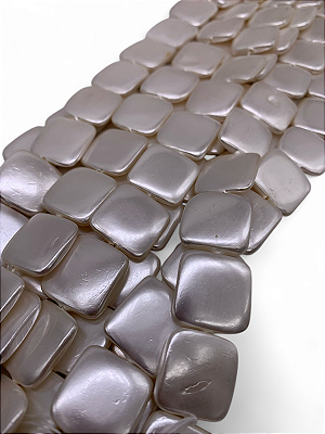 Pérola Shell Quadrada 18mm
