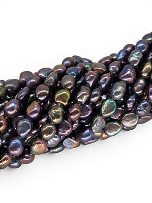 Pérola Negra Natural Irregular Azulada