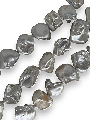 Pérola Shell Irregular Prata