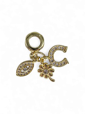 Berloque Sorte Banhado a Ouro