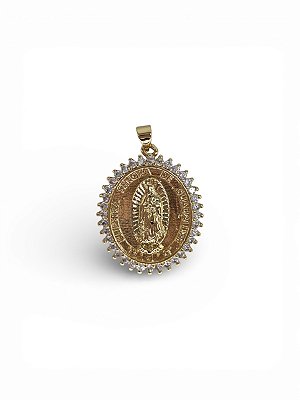 Pingente Medalha Nossa Senhora de Guadalupe