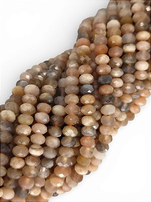 Pedra do Sol Rondel Facetado