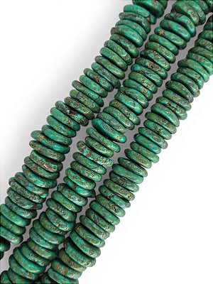 Howlita Turquesa Esverdeada Disco Irregular