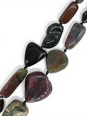 Jaspe Indiana Pedra Rolada Irregular