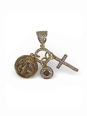 Pingente Patuá Dourado