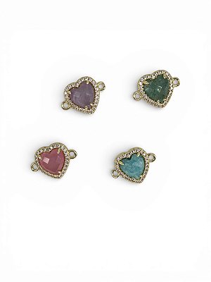 Entremeio Coração Cravejado