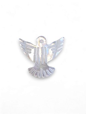 Espirito Santo em Madrepérola Furo Asa à Asa 14mm